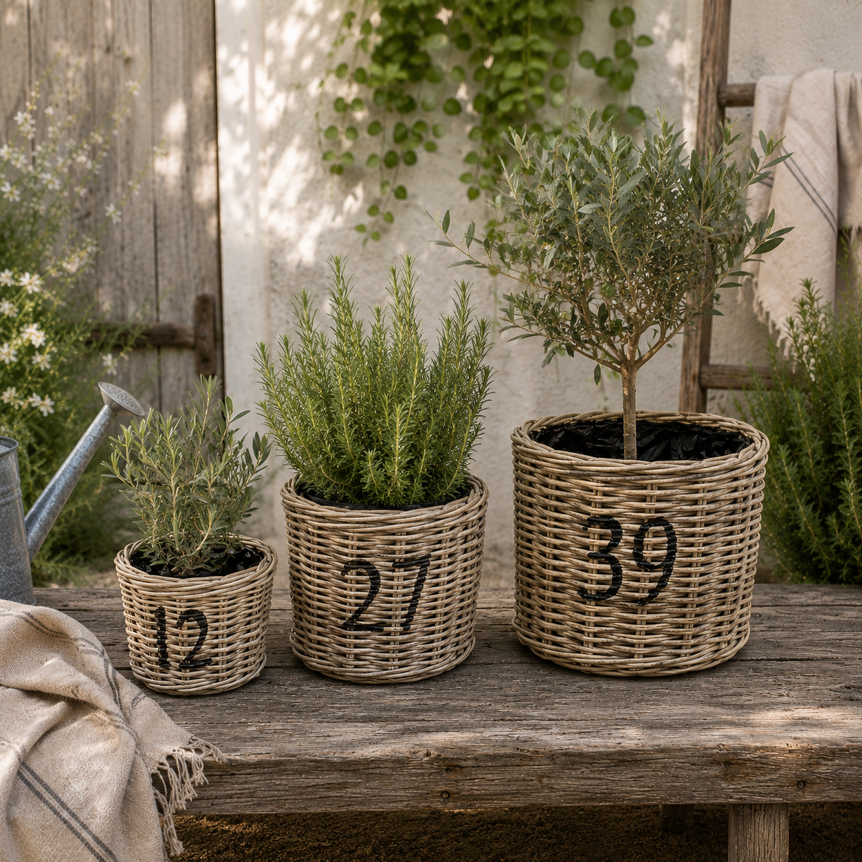 Rattan Planter No 12 | No 27 | No 39