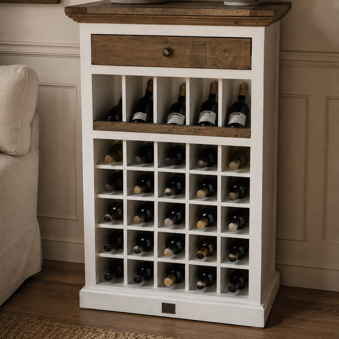 Driftwood Wine Cabinet Riviera Maison