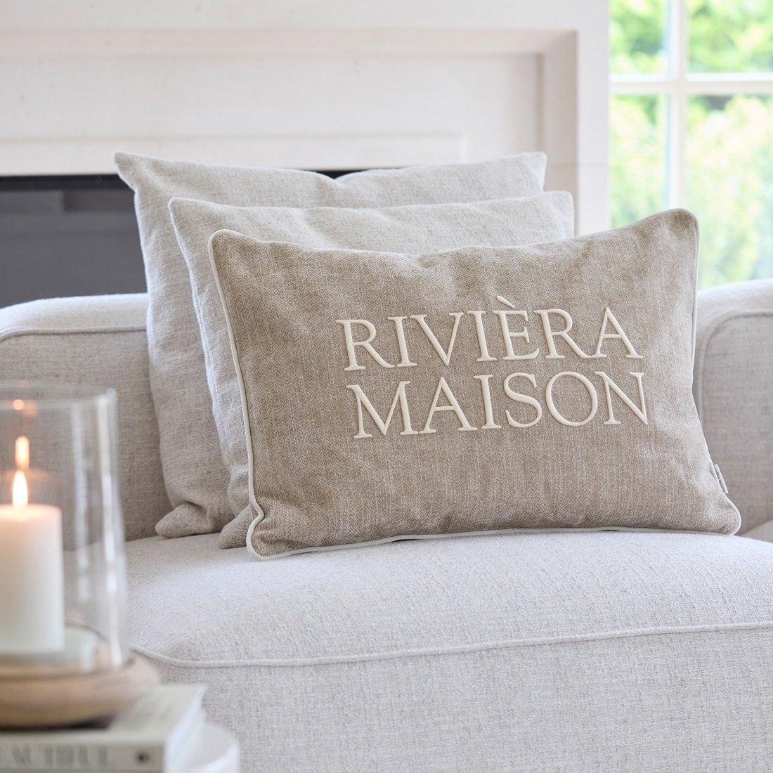 Riviera Maison RM Evora Pillow Cover 65x45