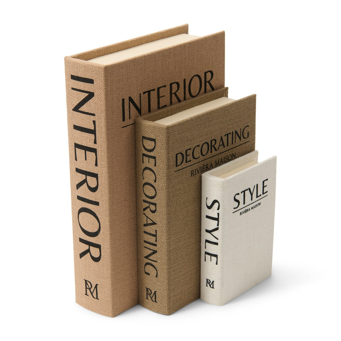 RM Interior Decorative Book Set of 3 RIVIERA MAISON