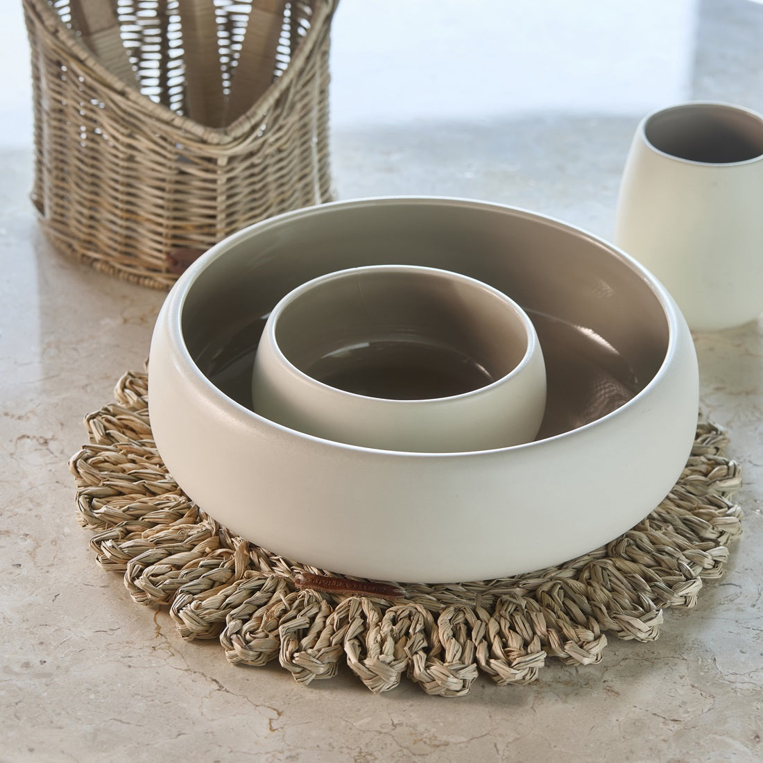 Rundes Tischet Pasture Beach Placemat von RIVIERA MAISON