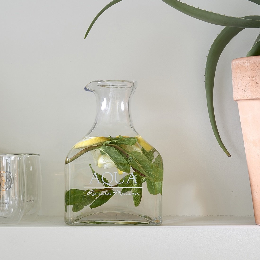 Riviera Maison Vino Aqua Decanter
