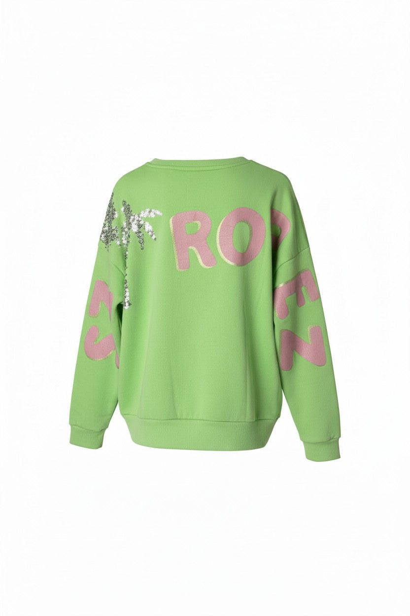 Grünes Damen Sweatshirt  "St Tropez" von Grace