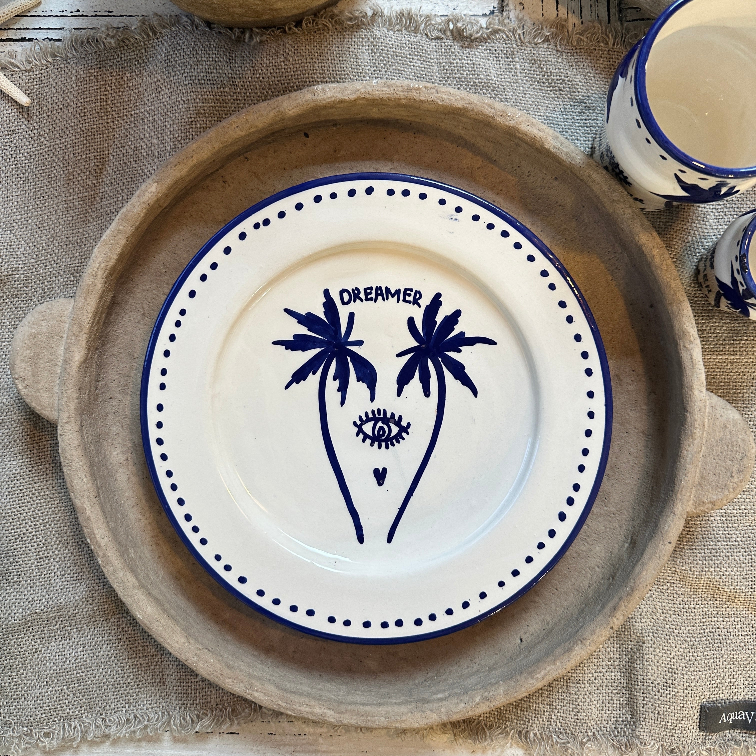Breakfast Plate BLUE