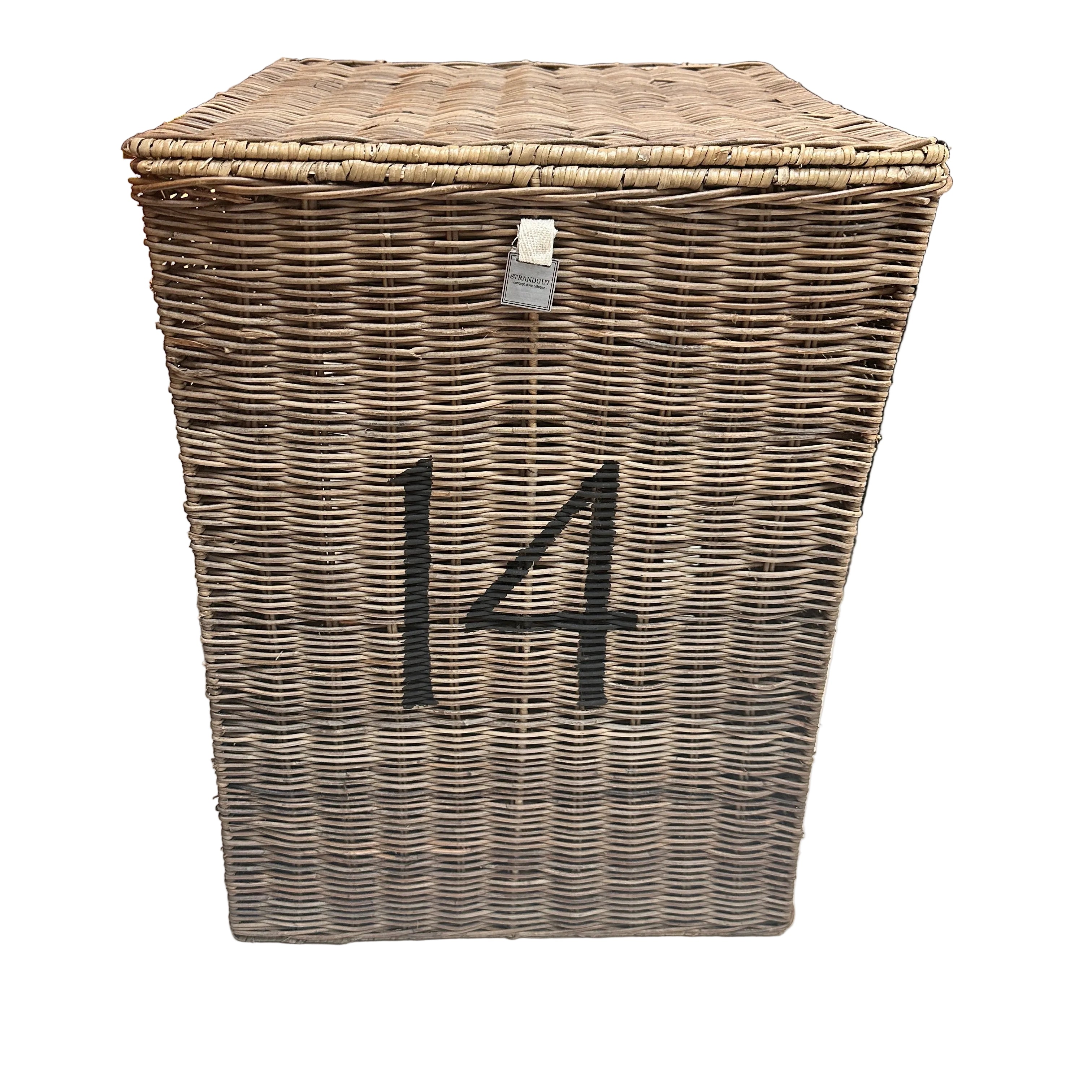 Rattan Box mit Zahlen