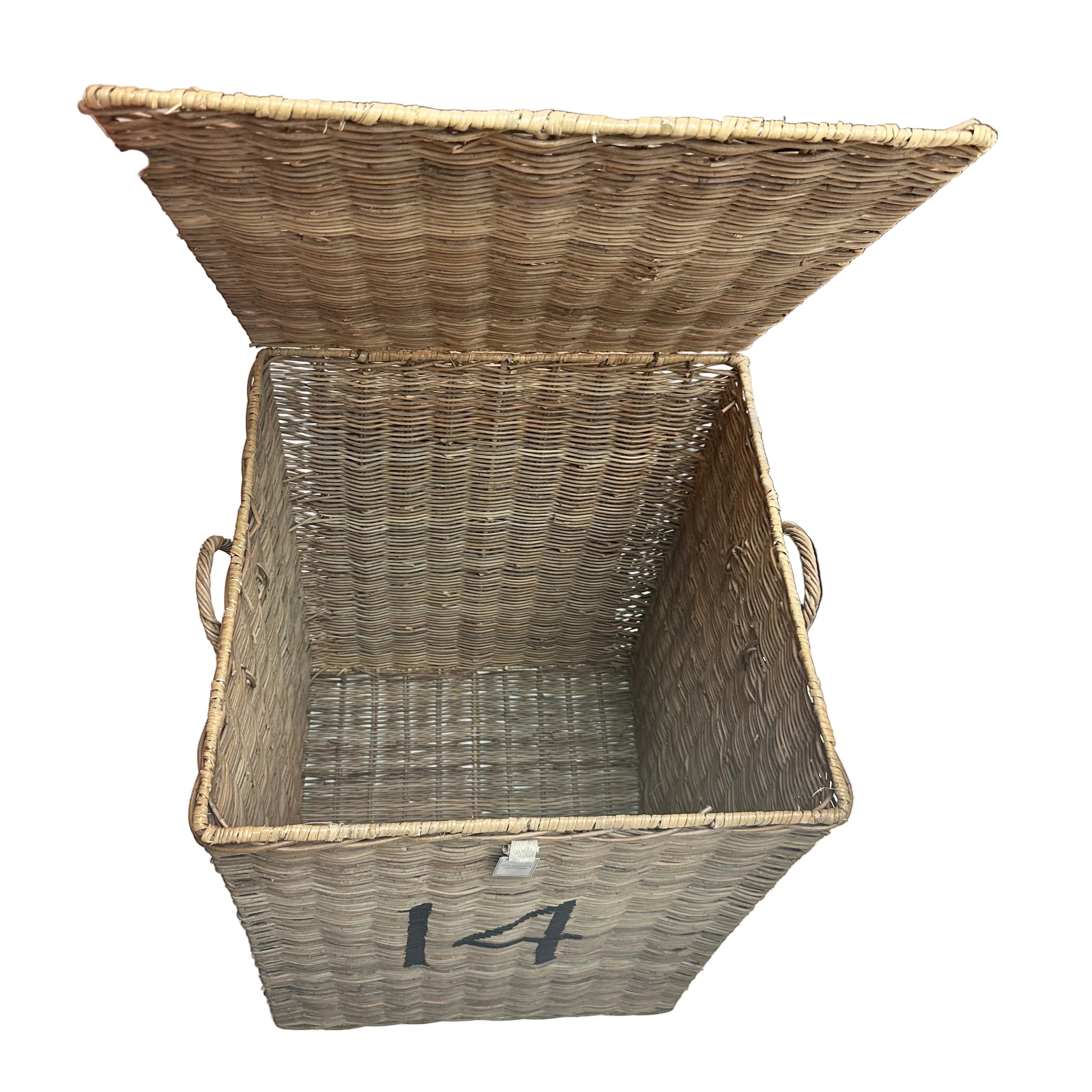 Rattan Box mit Zahlen