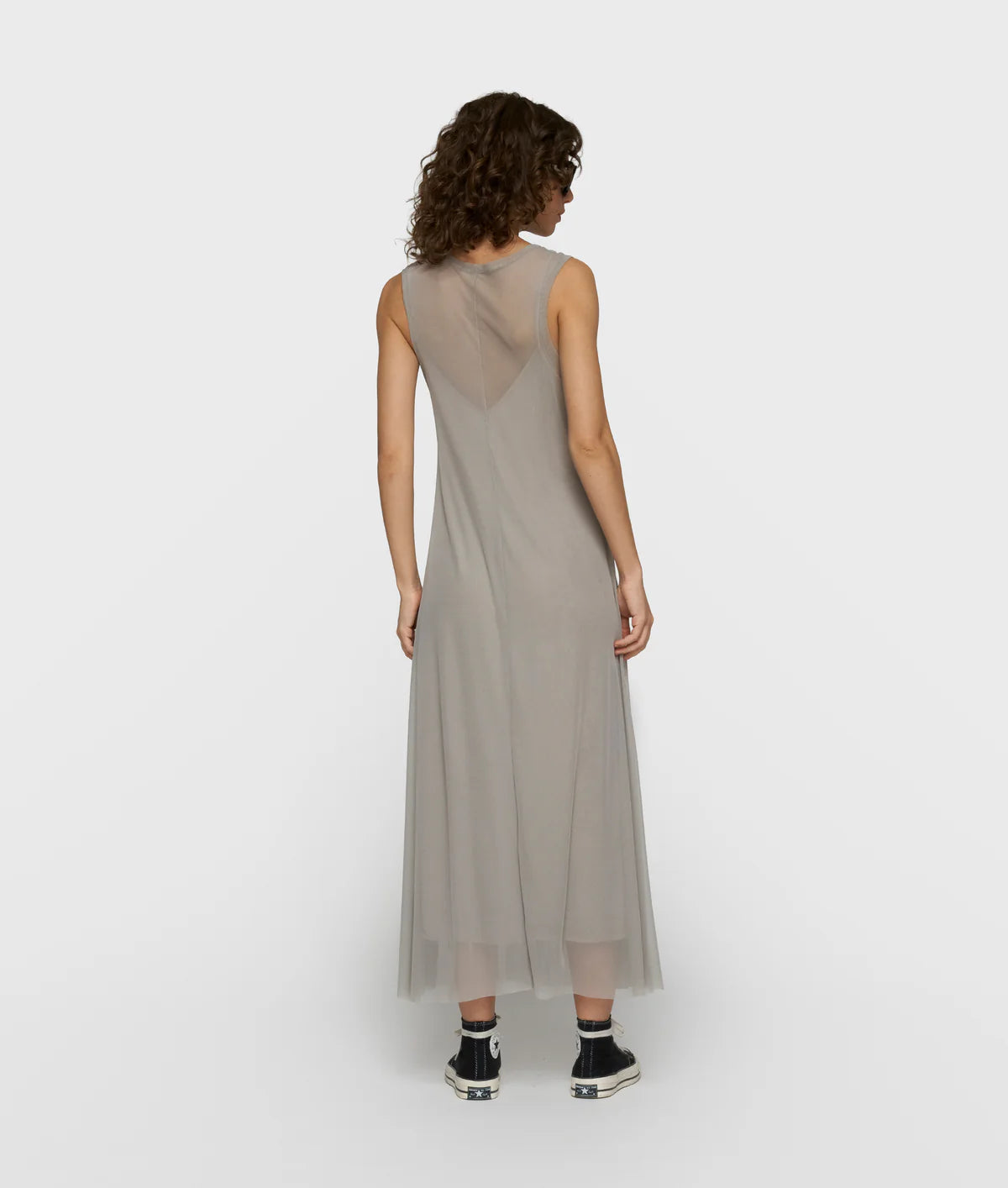 Damen Meshkleid 10 Days in der Farbe fog