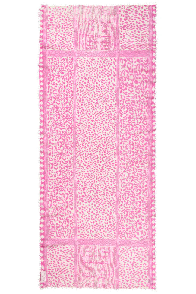 Kaschmir Schal Damen Savanne Puder Pink von Purschoen