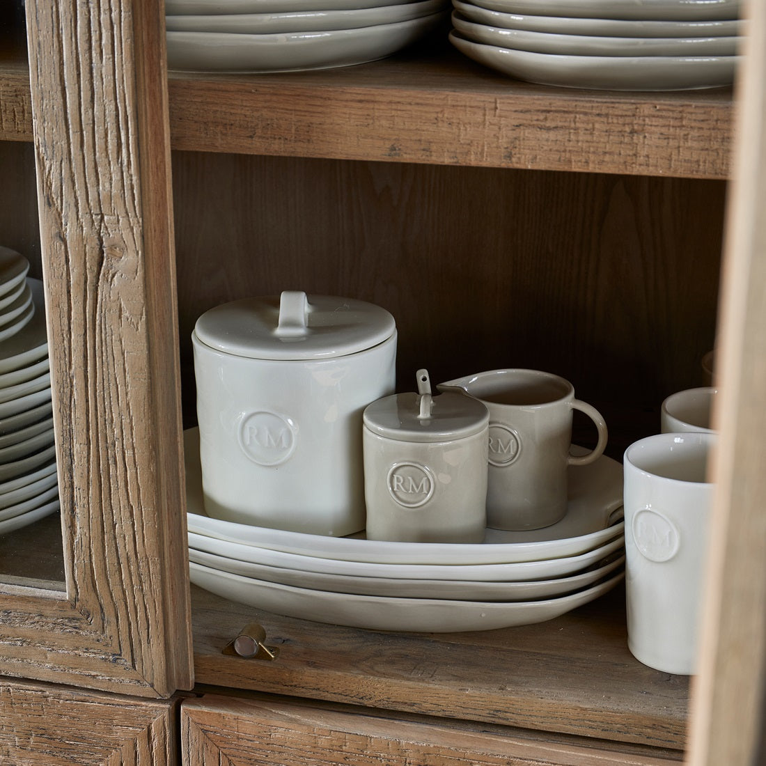 RIVIERA MAISON Portofino Storage Jar white S