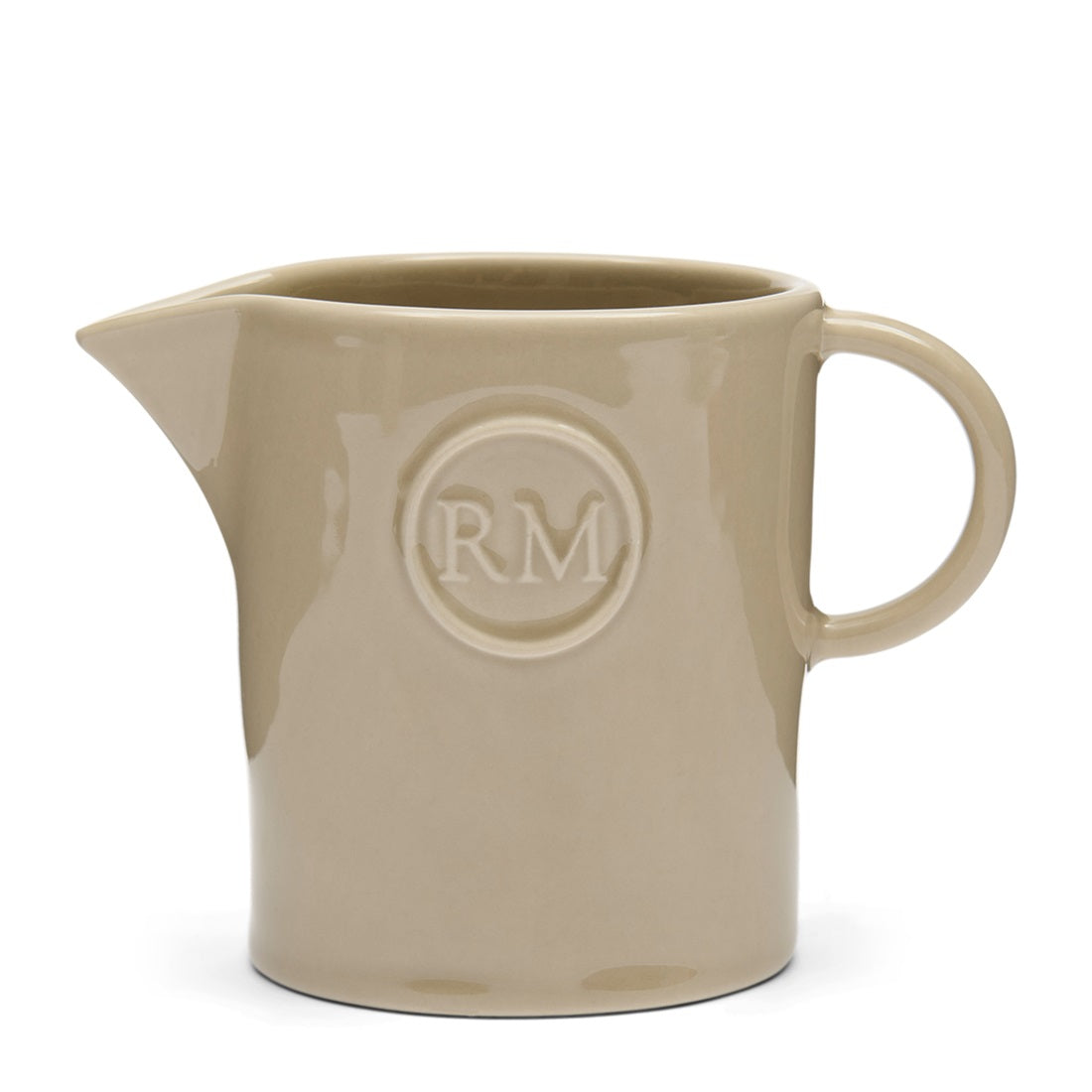 Riviera Maison Portofino Milk Jug aus Steingut in der Farbe Flax.
