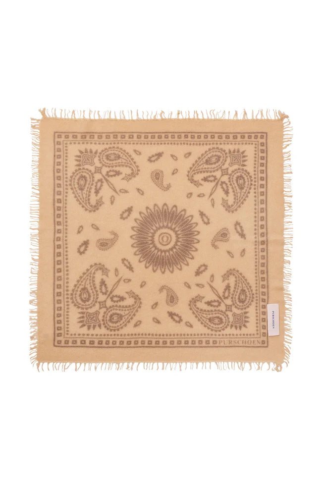 Damenhalstuch Bandana 60 x 60 Kaschmir von Purschoen