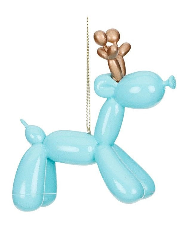 Ballon-Rentier Anhänger Blau 10 cm