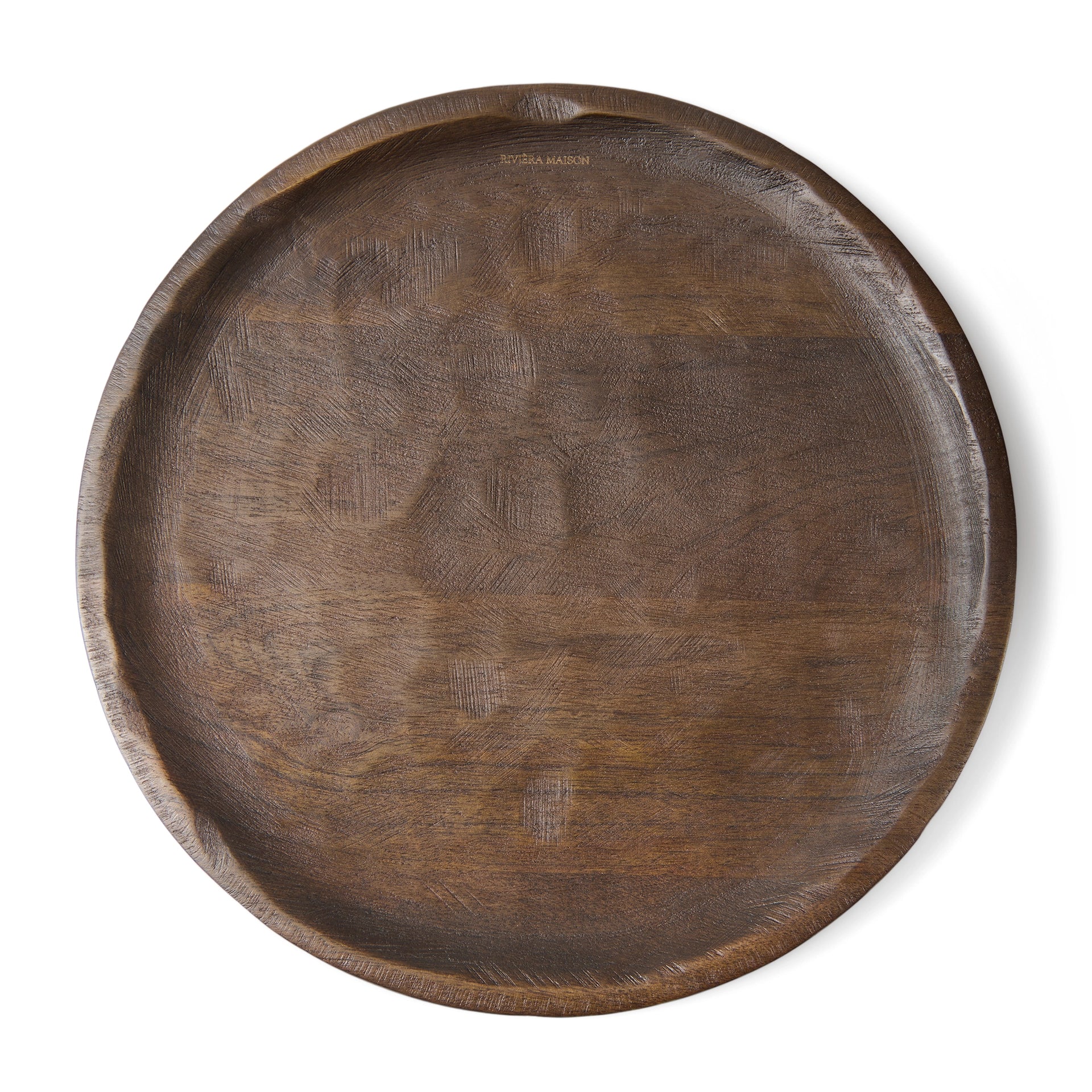 Riviera Maison Banu Tray 30,5 x30,5cm aus braunem Holz
