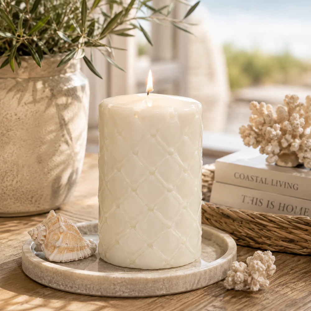 Kerzenständer und Kerzen von STRANDGUT