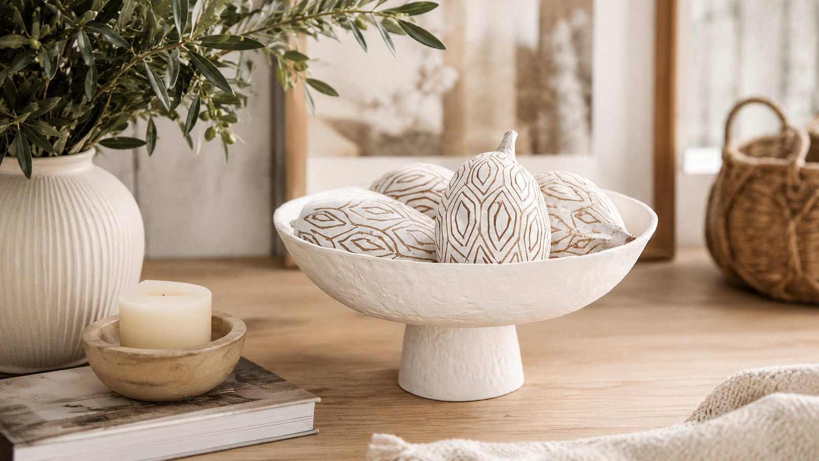 Sehr dekorative weiße Metall-Schale von Riviera Maison Cavalle Decoration Bowl L