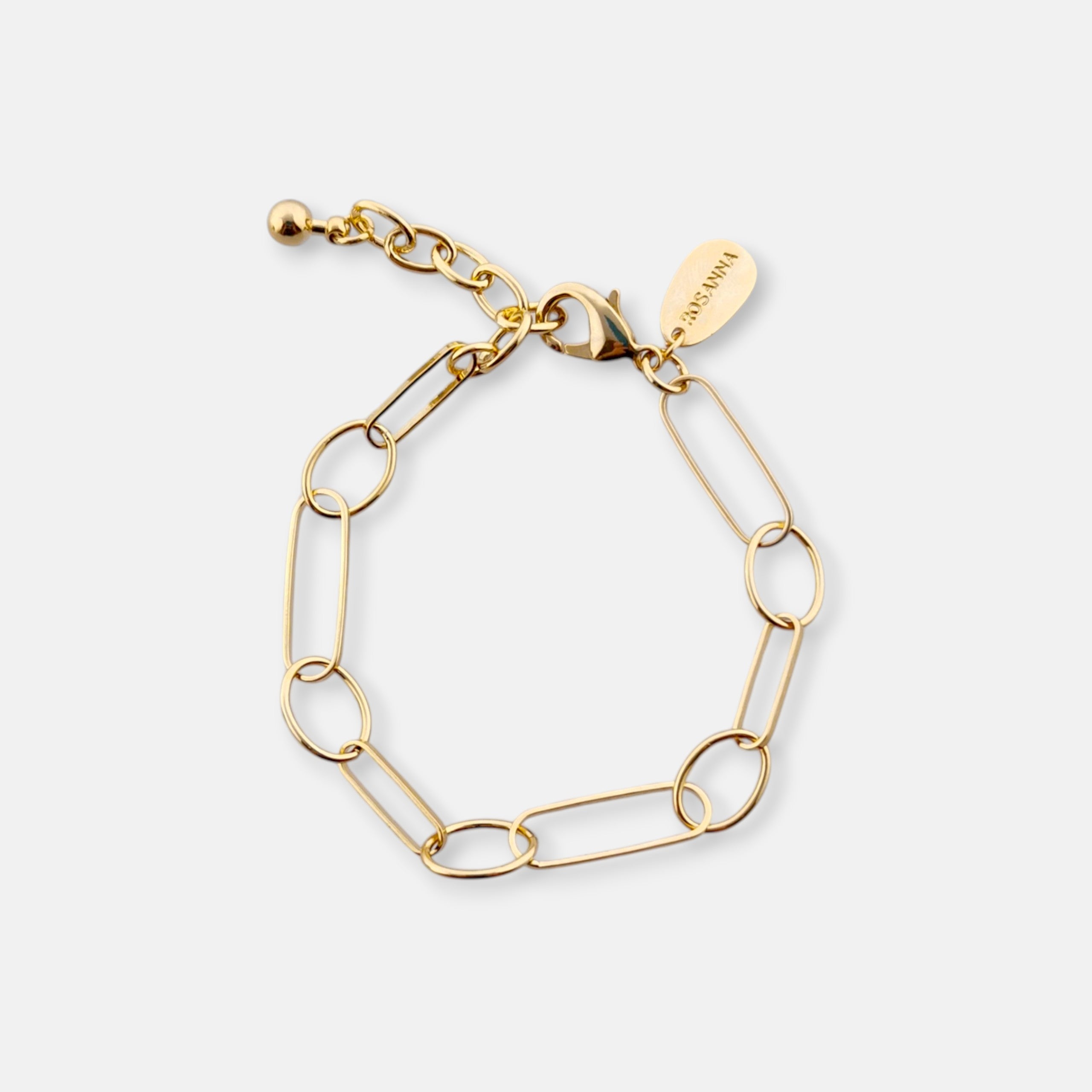 Rosanna de la Riva Armband RPu00317-DB in matt vergoldeter Ausführung.