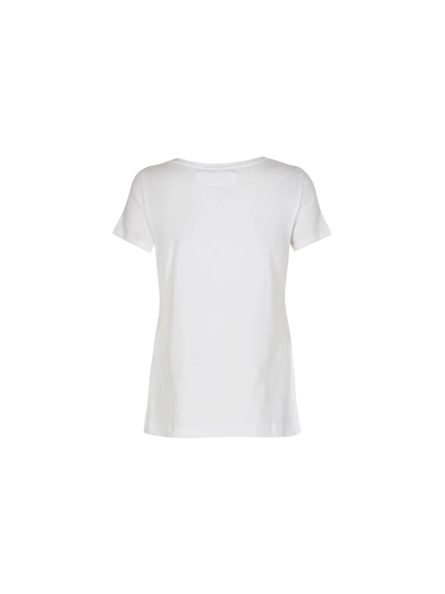 Damen T-Shirt weiß Arden O-Neck Tee von MOS MOSH 