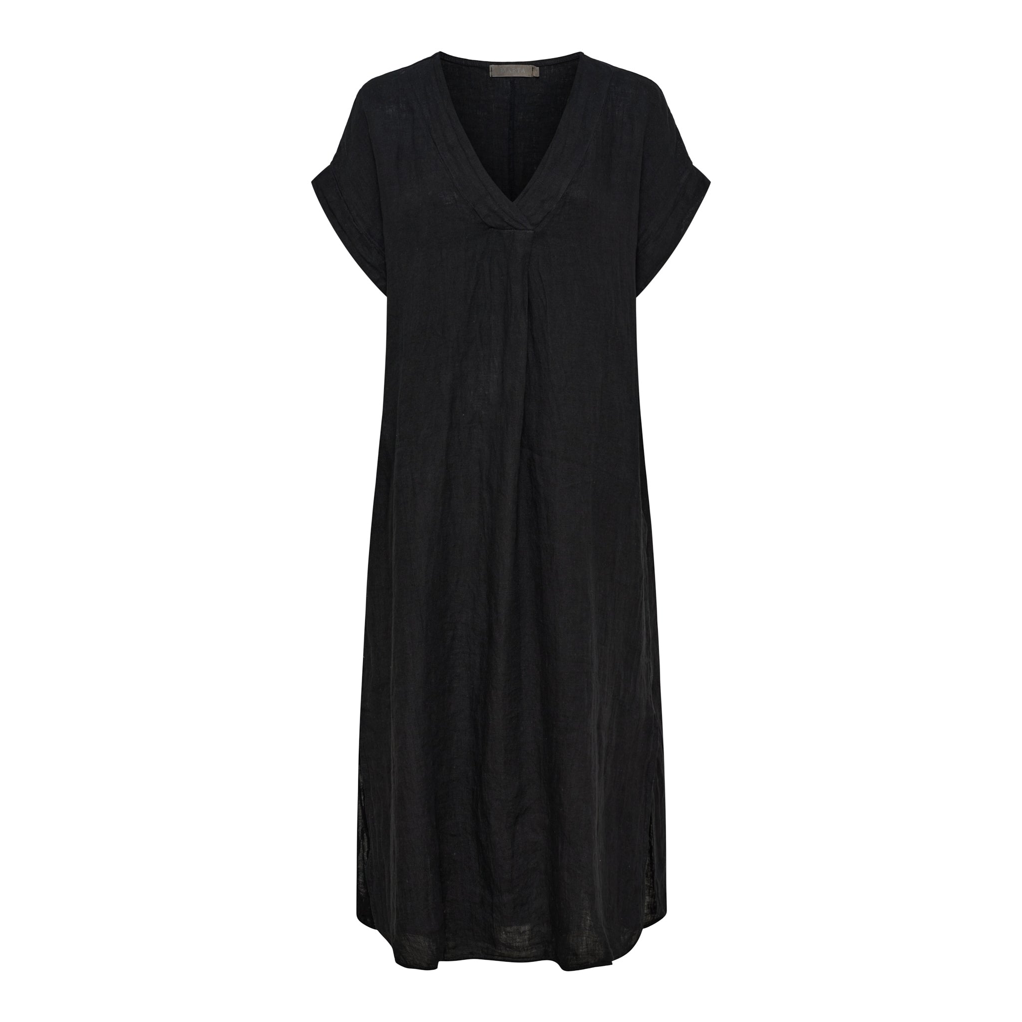 Leinenkleid Black