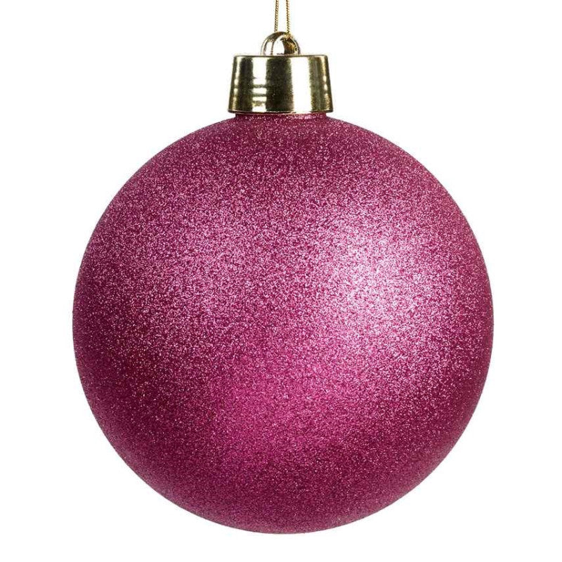 Glitzerkugel Hot Pink 20 cm