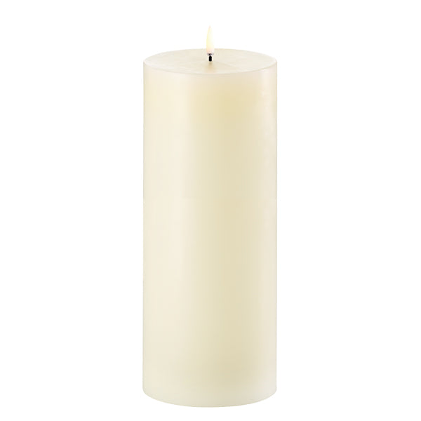 LED Kerze UYUNI 10 x 25cm IVORY