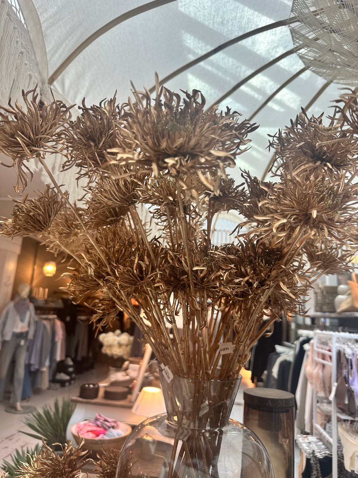 Protea-Zweig Gold 73 cm