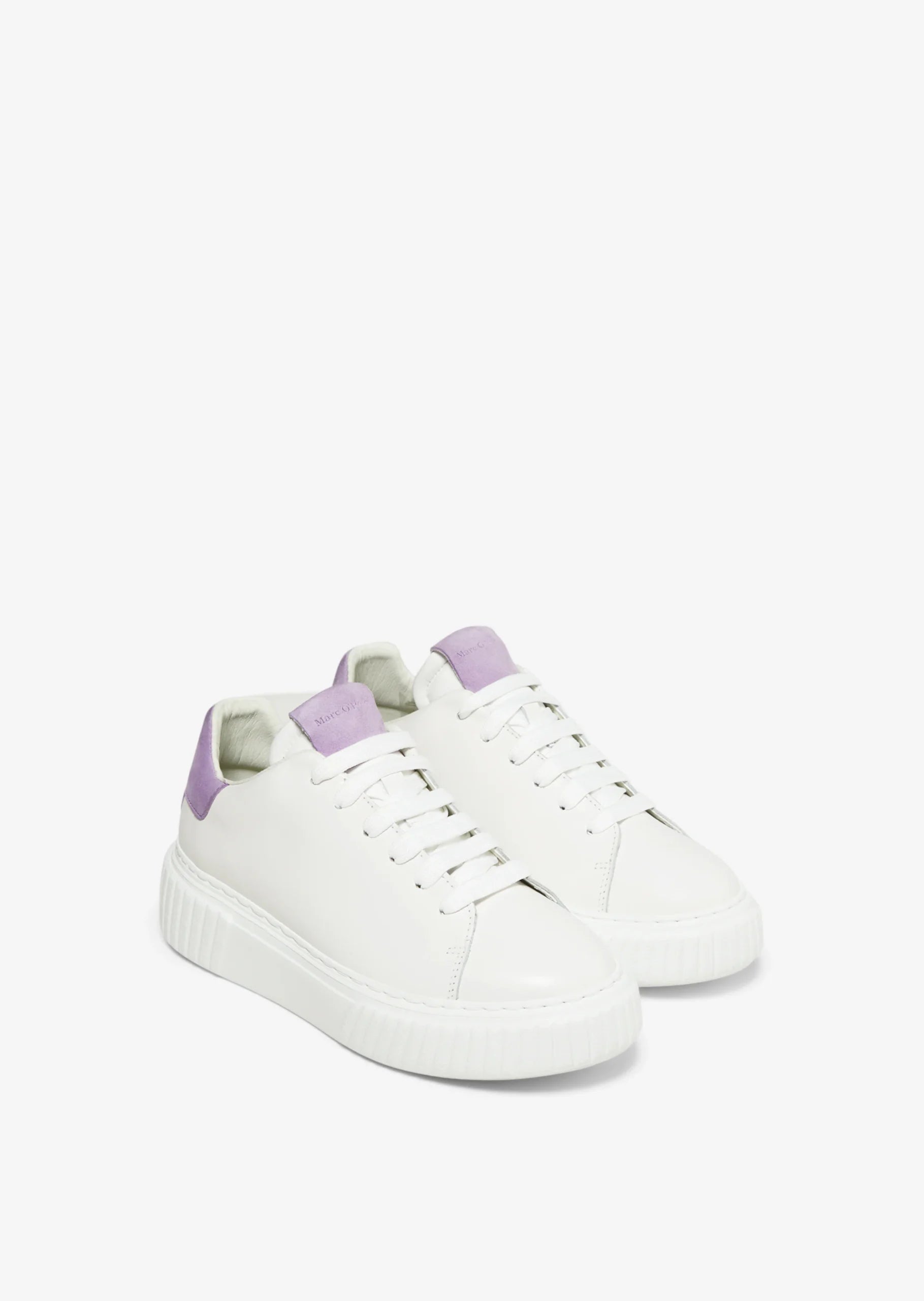 Damen Sneaker weiß / lila von Marc O'Polo 