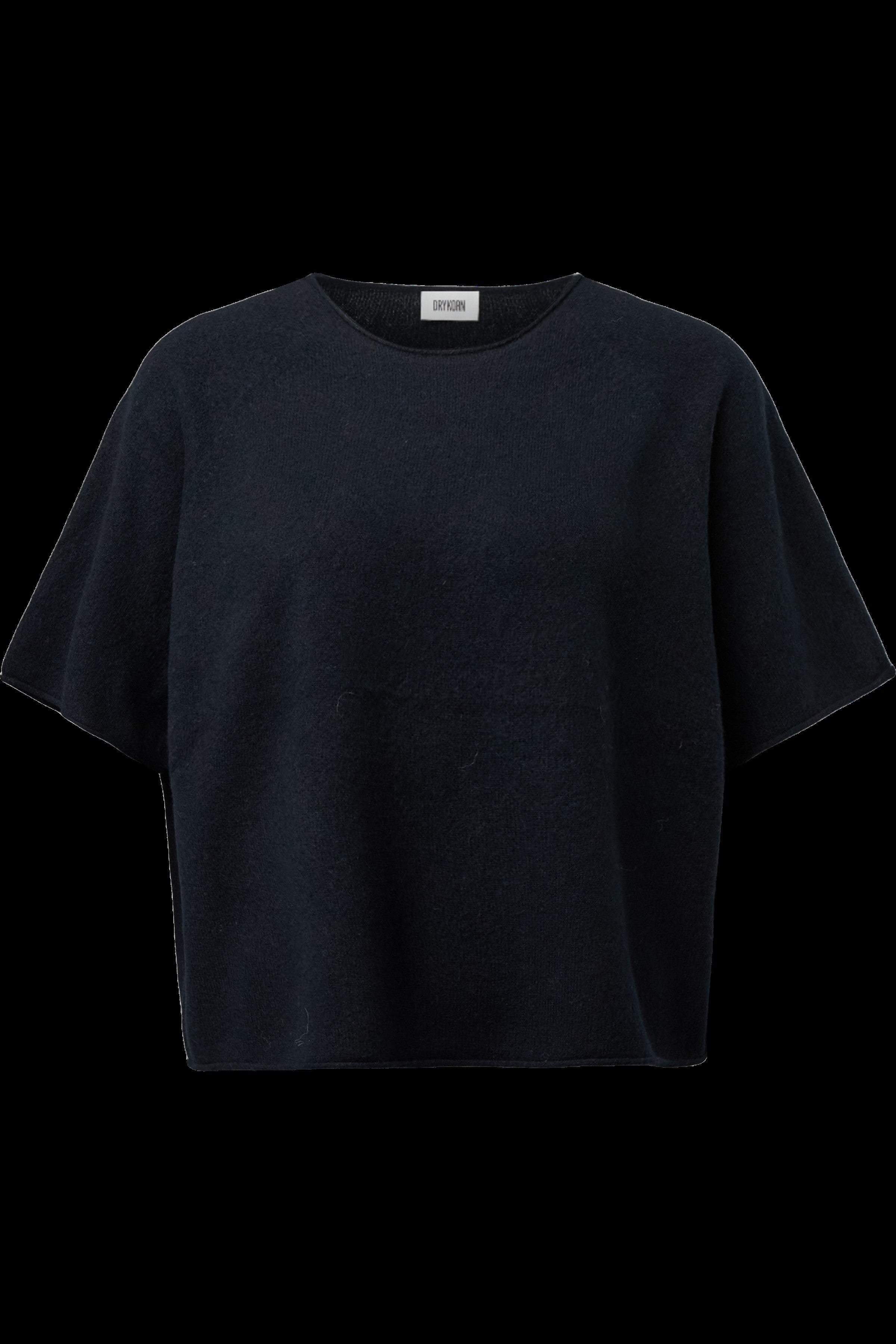 Schwarzer Kurzarm Pullover MOENY von Drykorn