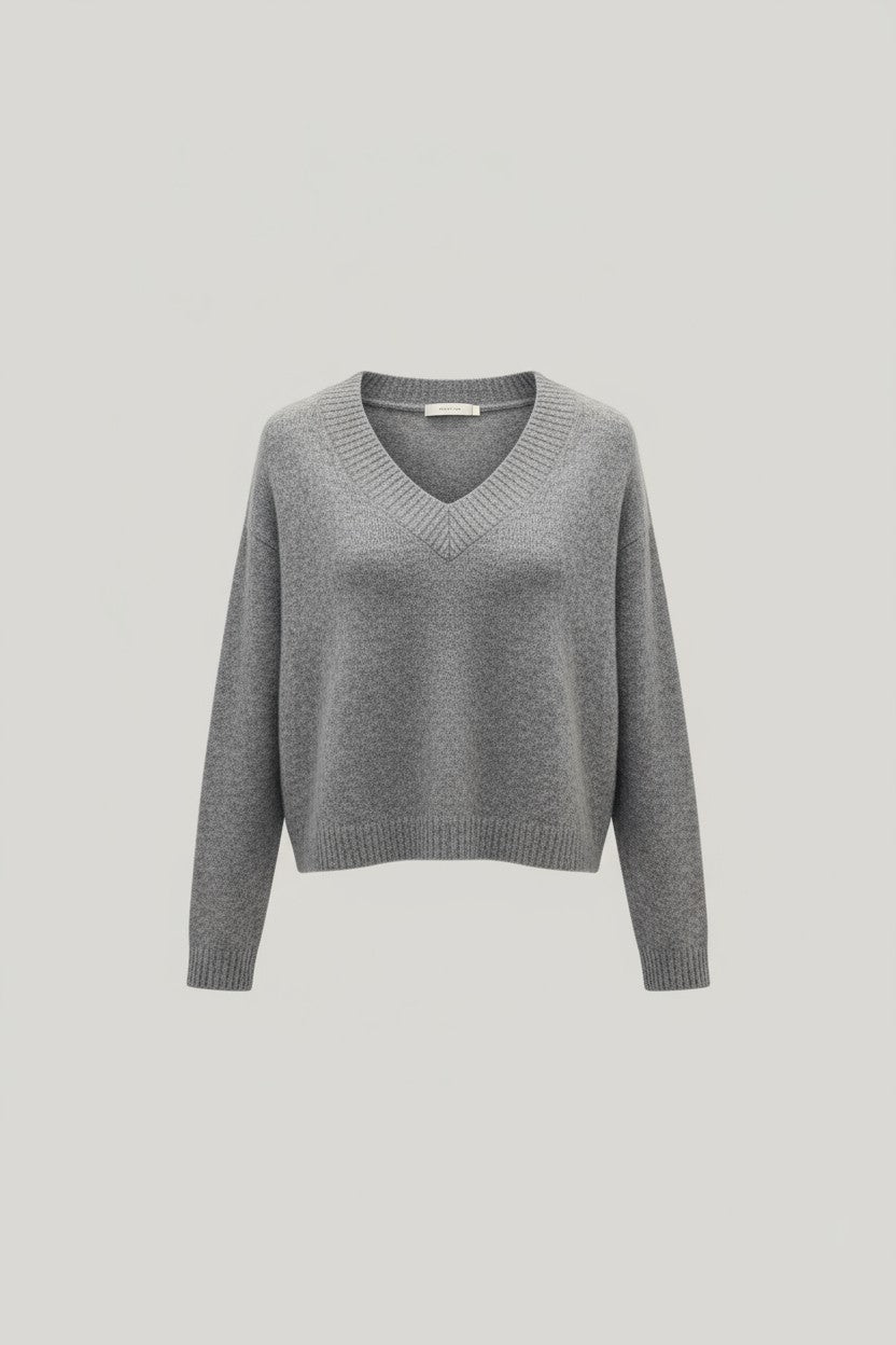 Damen Pullover von No Man`s Land Silver Melange