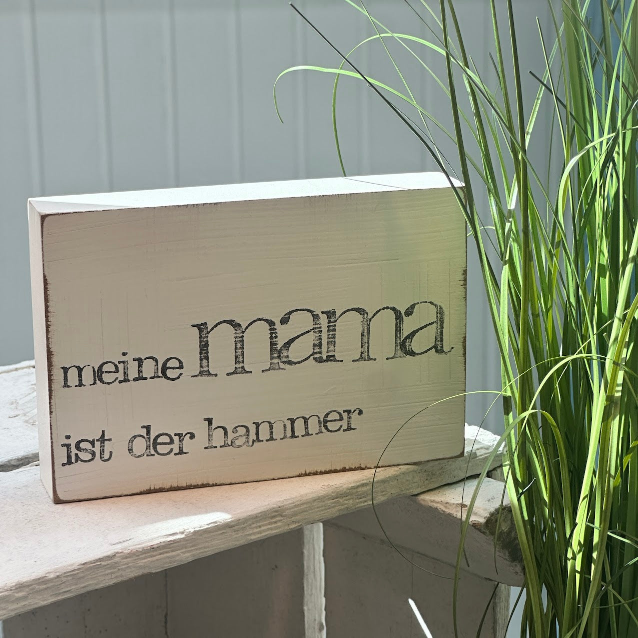 iopla Textplatte 10x15cm mit Aufschrift 