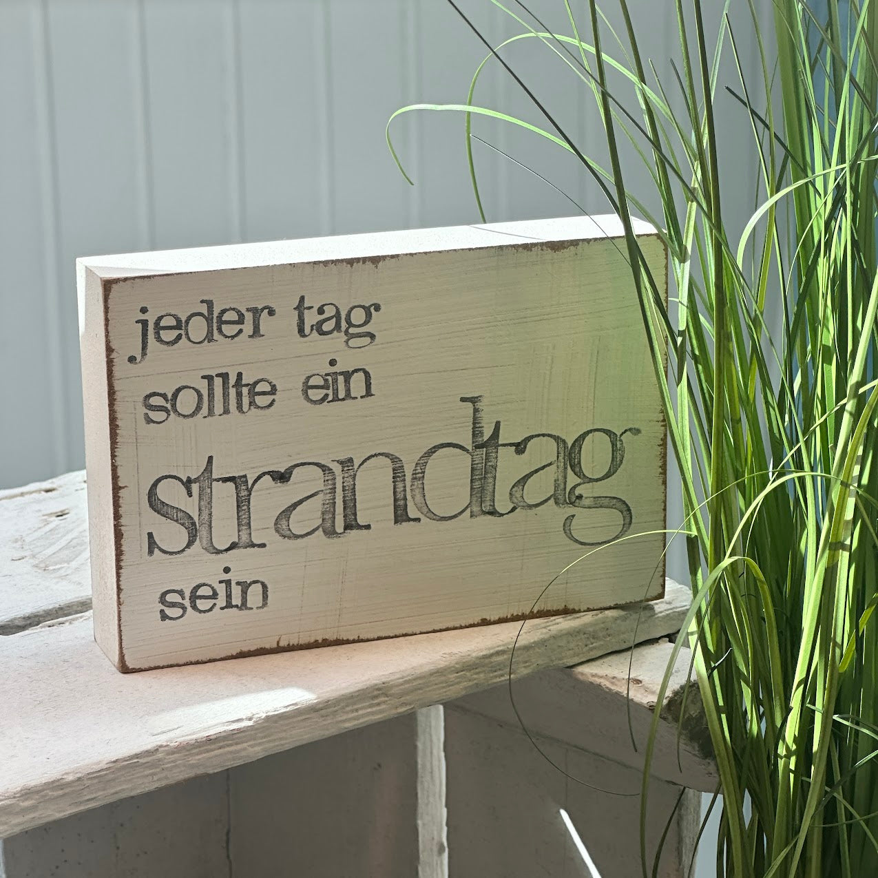 iopla Textplatte 10x15cm mit Aufschrift 