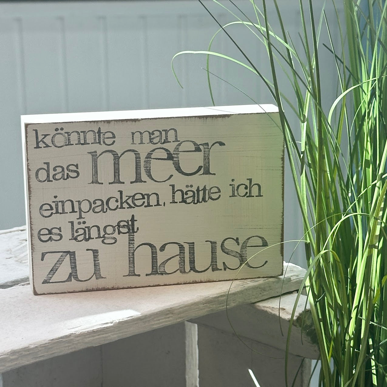 iopla Textplatte 10x15cm mit Aufschrift 
