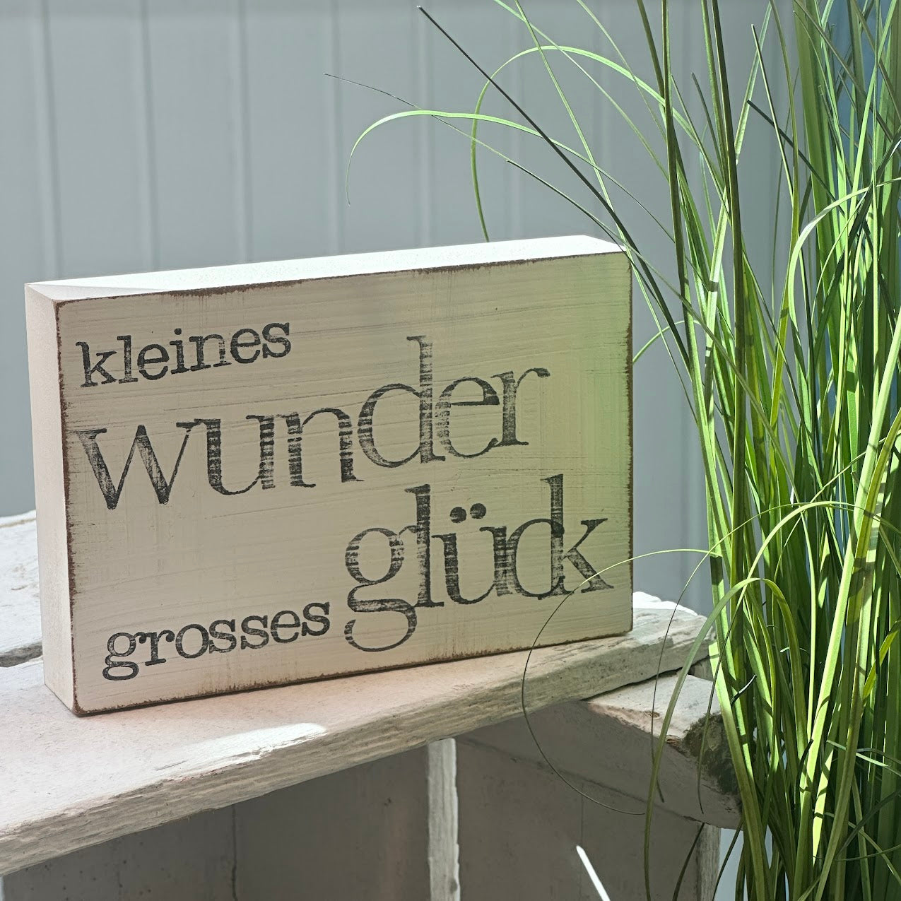 iopla Textplatte 10x15cm mit Aufschrift 