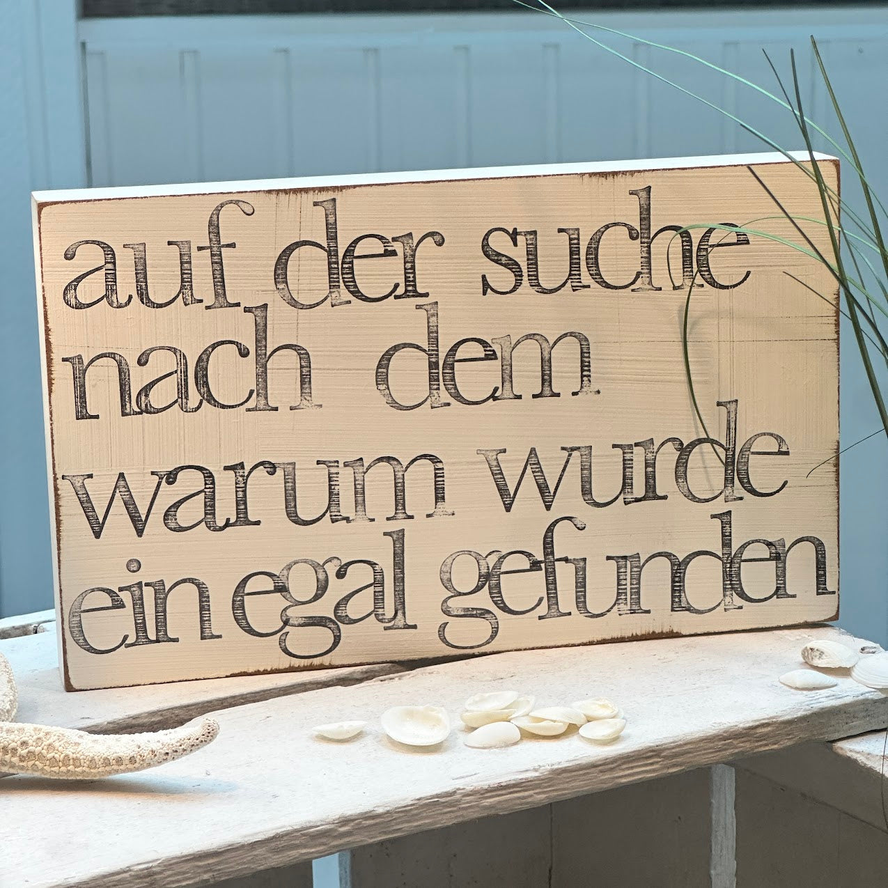 iopla Textplatte 15x20cm mit Aufschrift 