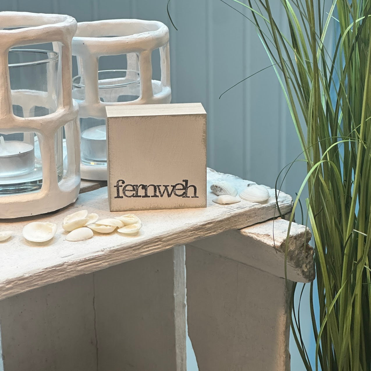 iopla Textplatte Mini mit Aufschrift fernweh