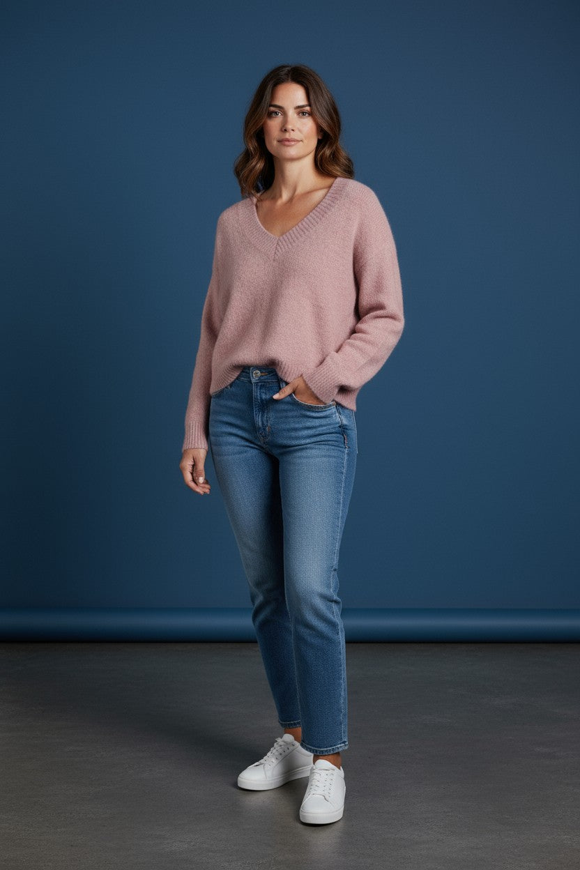 Damen Pullover von No Man`s Land Puder Rose