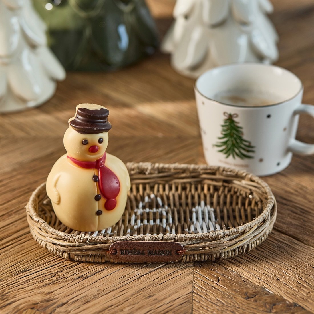 RusticRattan Magical Trees MiniTray RIVIERA MAISON