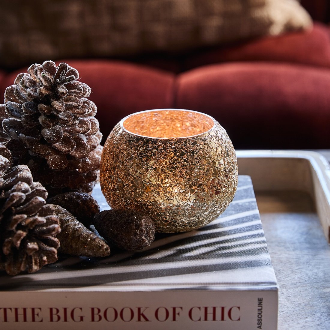 Haze Votive Golden M RIVIERA MAISON