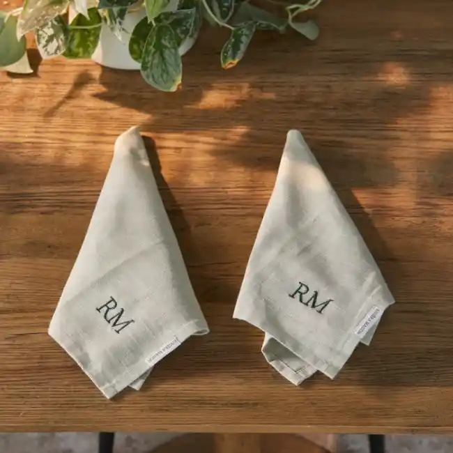 Servietten Summer Bliss, Grรผn (2er-Set) RIVIERA MAISON