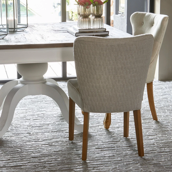 Esszimmerstuhl Louise, Fabulous Flax, Mouliné Linen RIVIERA MAISON – Bild 9