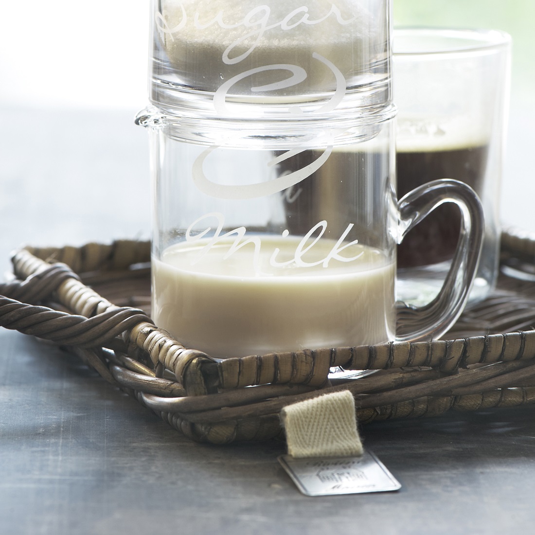 Rustic Rattan Mini Tray Square RIVIERA MAISON – Bild 3